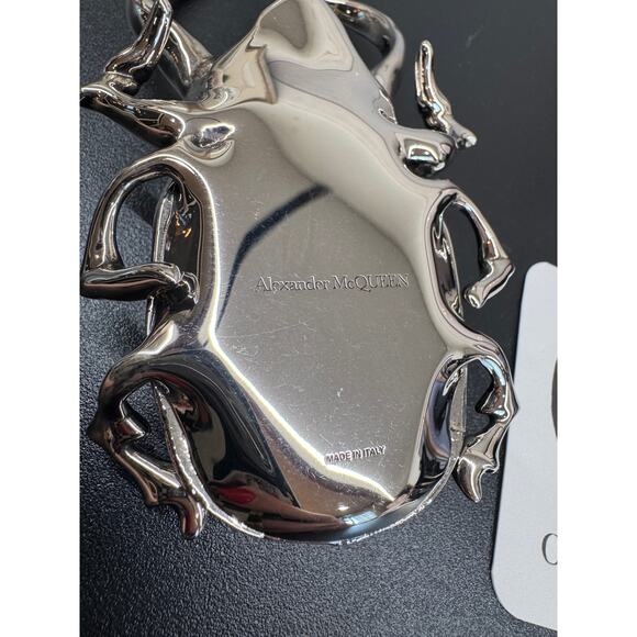 Alexander McQueen Cockroach Paperweight Silver Black Crystal NIB - Picture 4 of 4